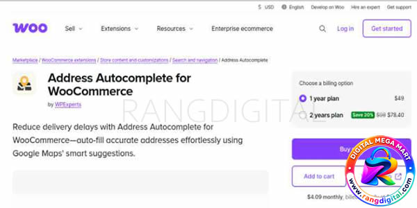 Address Autocomplete For WooCommerce Free