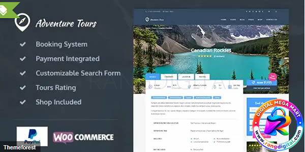 Adventure Tours Theme Free Download v5.3.0