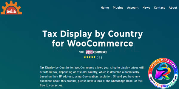 Aelia Tax Display by Country for WooCommerce Free