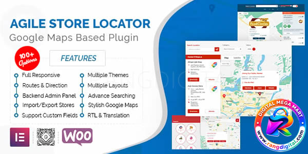Agile Store Locator Google Maps For WordPress Free Download v5.3.0