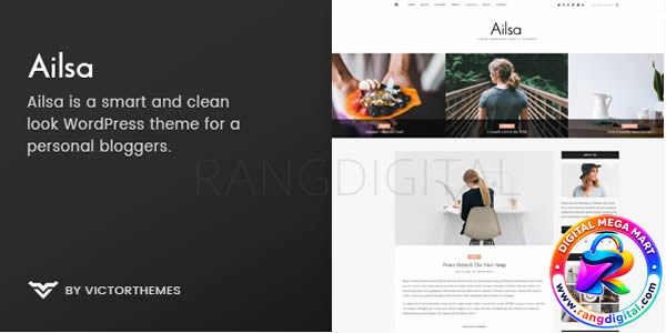 Ailsa – Personal Blog WordPress Theme Free Download