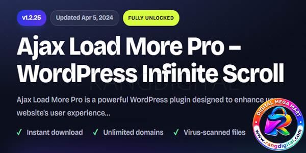 Ajax Load More Pro Plugin Free Download v1.2.23