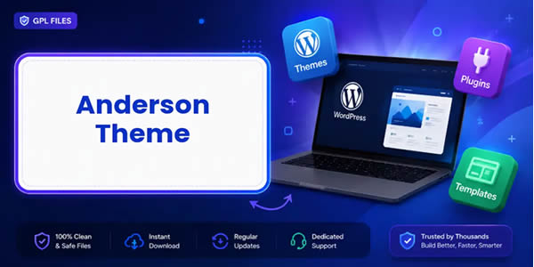 Anderson Theme Free Download