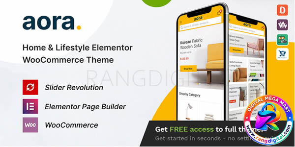 Aora Theme Free Download v1.3.18