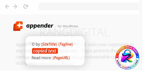 Appender – Copycat Content Protection Plugin Free