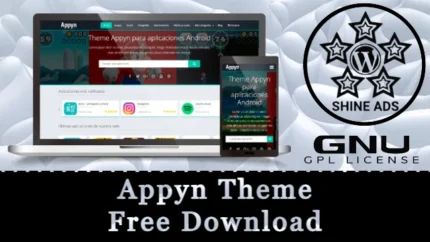 Appyn Theme With Appyn Theme API Key Free Download v2.0.15