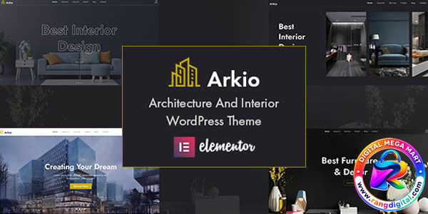 Arkio – Architecture & Interior WordPress Theme Free Download
