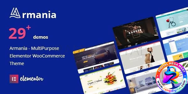 Armania - Fashion, Furniture, Organic, Food Multipurpose Elementor WooCommerce Theme (RTL Supported)