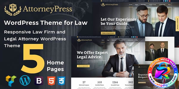 Attorney Press - Lawyer WordPress Theme