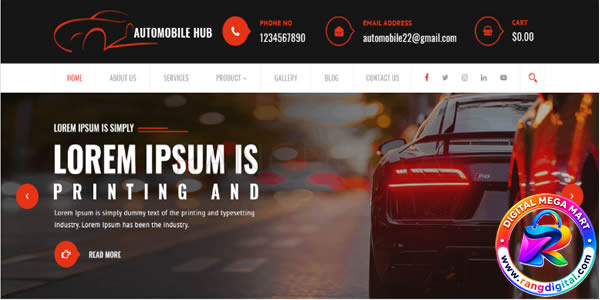 Automotive Theme Free Download v13.4.2