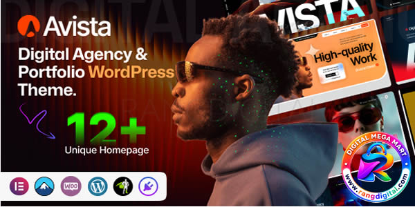 Avista – Digital Agency & Portfolio WordPress Theme Free Download v1.0.0