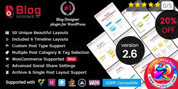 Blog Designer Pro Plugin Free Download v3.4.9