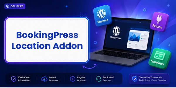 BookingPress Location Addon Free Download
