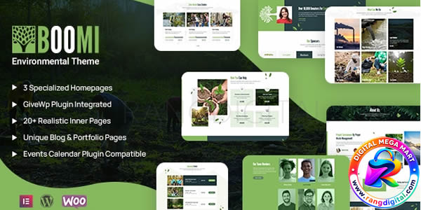 Boomi - Environment & Ecology WordPress Theme