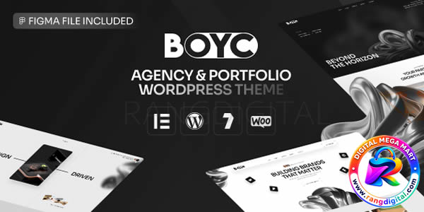 Boyc – Creative Agency Portfolio WordPress Theme Free Download v1.0