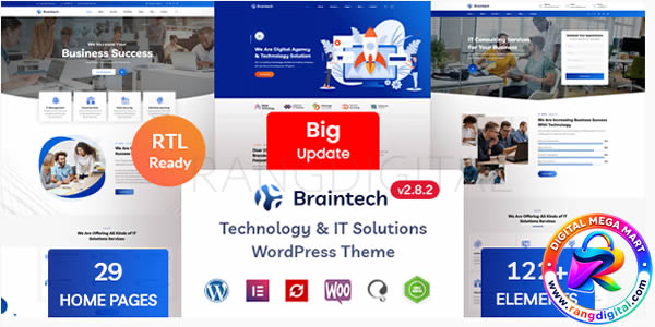 Braintech Theme Free Download v2.8.0