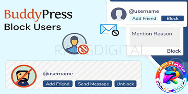 BuddyDev – BuddyPress Block Users WordPress Plugin
