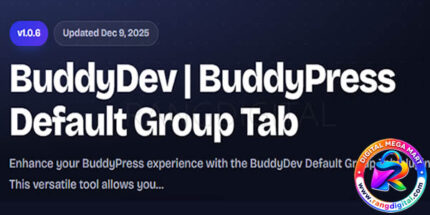 BuddyPress Default Group Tab Free Download v1.0.6