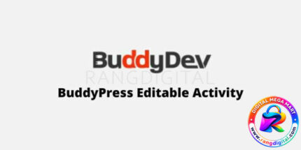BuddyPress Editable Activity Free Download v2.0.6