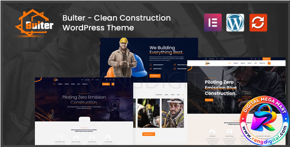 Bulter – Clean Construction WordPress Theme Free Download v1.0.7