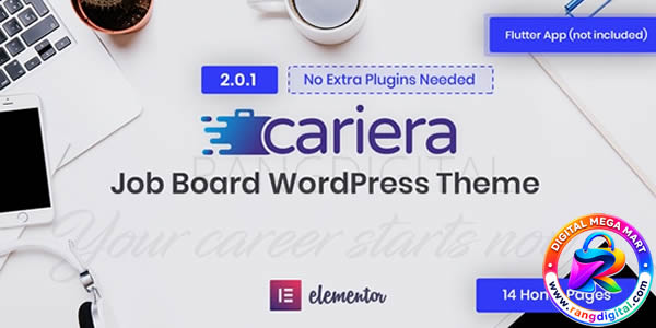 Cariera WordPress Theme Free Download v2.0.1