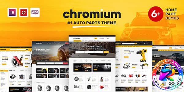 Chromium Theme – Auto Parts Shop WordPress WooCommerce Free Download v1.4.1