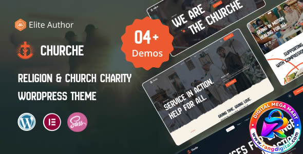 Churche – Religion & Church WordPress Theme Free Download v1.0.0