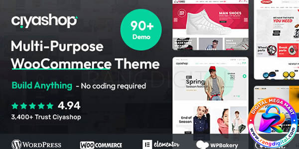 CiyaShop Theme Free Download v4.23.1