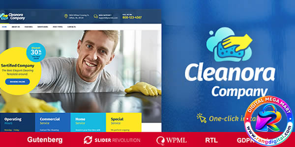 Cleanora Theme Free Download v1.2.4