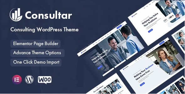 Consultar – Consulting Business WordPress Theme Free Download v1.0.8