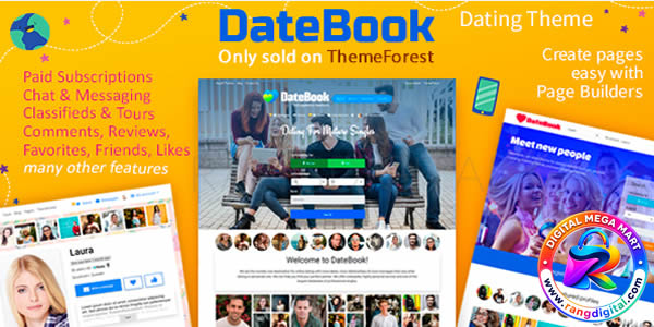 DateBook Theme Free Download v5.0.7