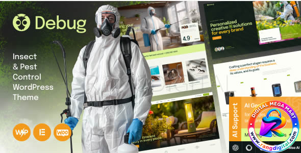 Debug – Insect & Pest Control WordPress Theme Free Download 1.5.0
