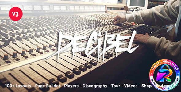 Decibel – Professional Music WordPress Theme Free Download v3.8.80