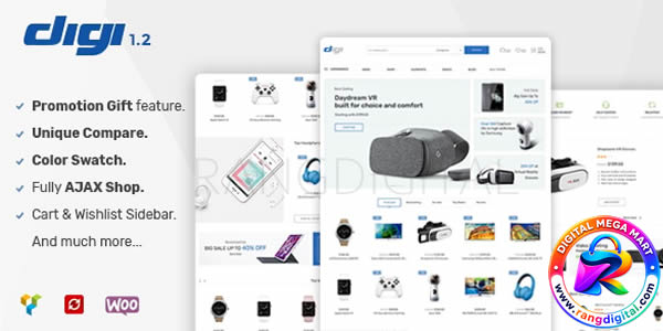 Digi WooCommerce Theme Free Download v1.9.2