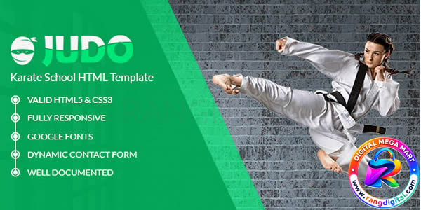 Dojo – Martial Arts HTML Template Free Download 1.4