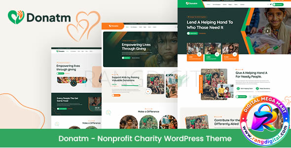 Donatm Theme – Nonprofit Charity WordPress Theme Donatm Theme – Nonprofit Charity WordPress Theme
