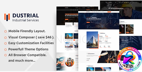 Dustrial Theme – Factory & Industrial WordPress Theme Free Download v5.0.2