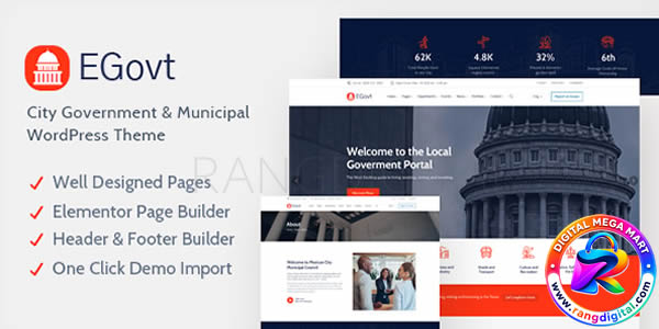 EGovt Theme Free Download v1.6.7