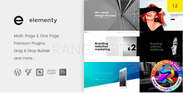 Elementy Theme – Multipurpose One & Multi Page WordPress Theme Free Download v1.24