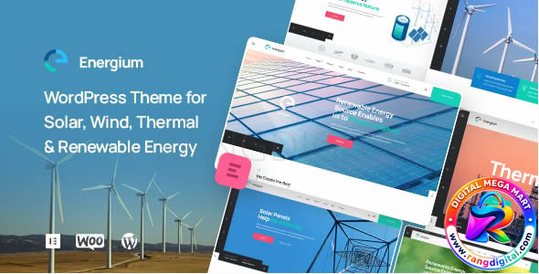 Energium | Alternative & Renewable Energy WordPress Theme Free Download v1.0.16