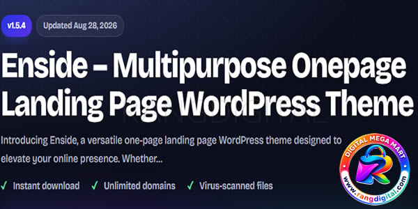 Enside Theme Free Download v1.5.3