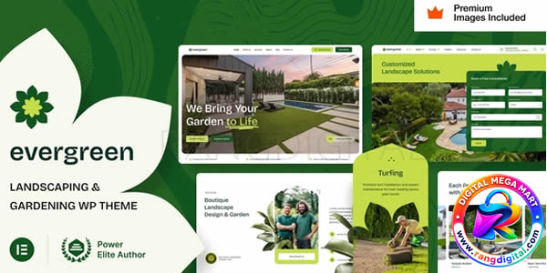 EverGreen – Landscaping WordPress Theme Free