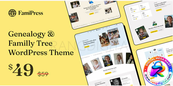 FamiPress – Genealogy & Family Tree WordPress Theme Free Download v1.1.9 FamiPress – Genealogy & Family Tree WordPress Theme Free Download v1.1.9