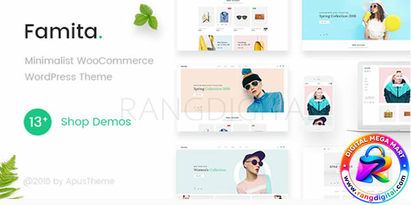 Famita Theme – Minimalist WooCommerce WordPress Theme Free Download v1.55