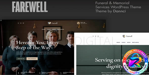 Farewell – Funeral & Memorial Services WordPress Theme Free Download v1.0.0