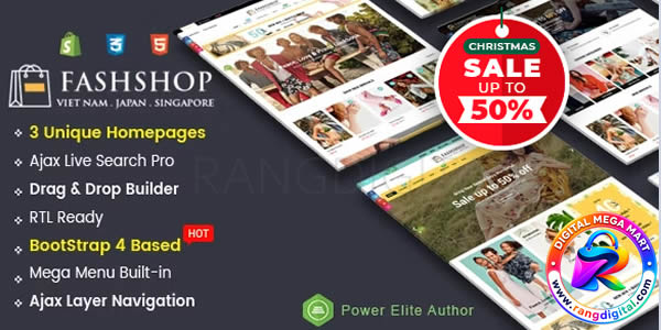 FashShop Shopify Theme Free Download v1.0.0