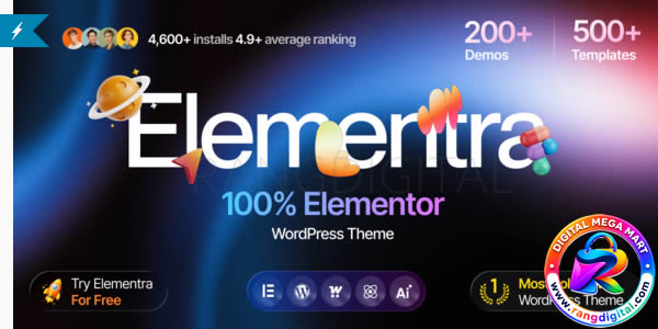 Elementra – 100% Elementor WordPress Theme Free Download v1.1.1