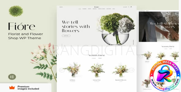 Fiore – Flower Shop Florist Ecommerce WordPress Theme Free Download v34.0