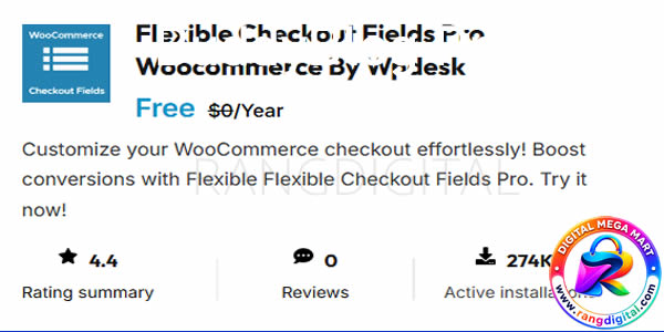 Flexible Checkout Fields PRO WooCommerce Free