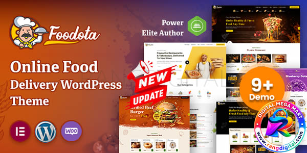 Foodota – Online Food Delivery WordPress Theme Free Download v1.0.8